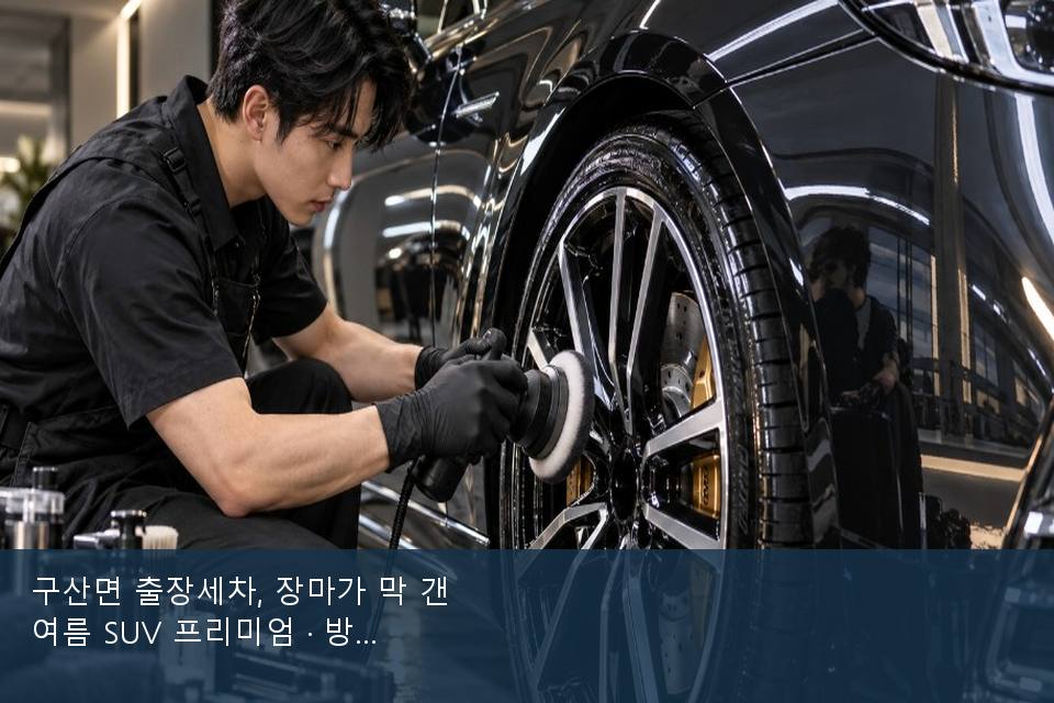 구산면 출장세차, 장마가 막 갠 여름 SUV 프리미엄 · 방문 전에 확인한 것